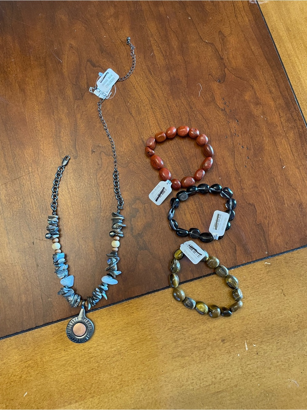 Free People Necklace and 3 Bracelets all NWT - Picture 2 of 4